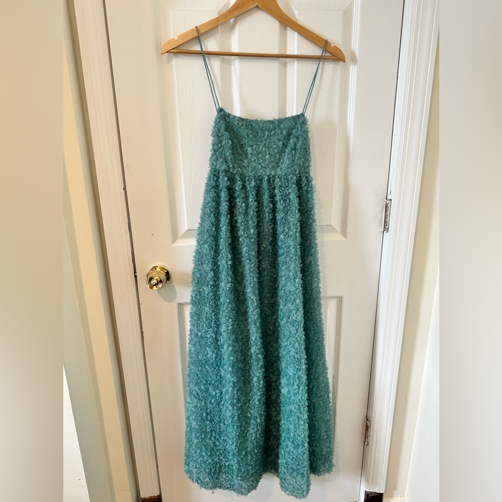 Zara Maxi Ruffle dress | Size S | Color Blue